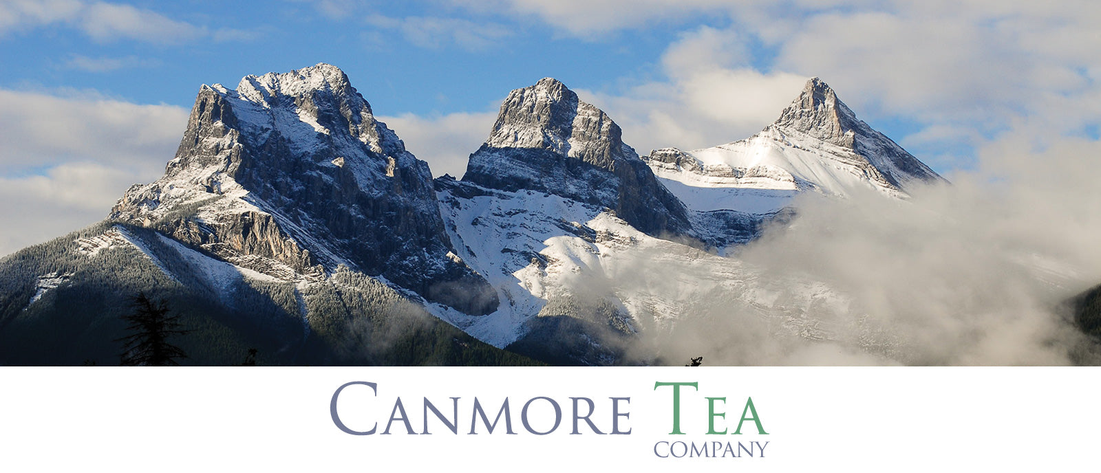 Canmore Tea Company - Buy Loose Leaf Tea Online and In-Store Canmore Alberta below The Three Sisters Mountains and just outside Banff National Park, 45 minutes from Calgary