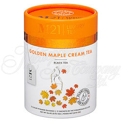 M21 Luxury Bagged Tea (12 bags) - Golden Maple Cream - Canmore Tea Company