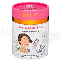 M21 Luxury Bagged Tea (12 bags) - Skin & Beauty - Canmore Tea Company