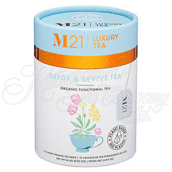 M21 Luxury Bagged Tea (12 bags) - Detox & Revive - Canmore Tea Company