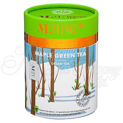 M21 Luxury Bagged Tea (12 bags) - Maple Green - Canmore Tea Company